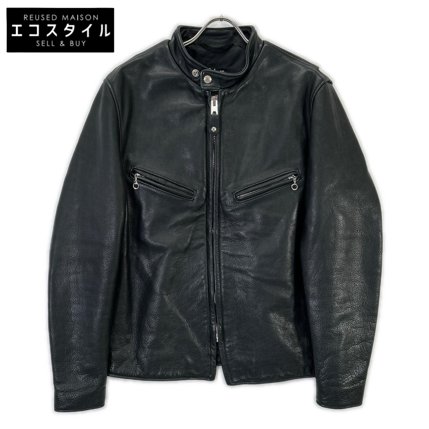 SCHOTT 肖特 25AW 7578 黑色 新裸牛皮 单排机车夹克 夹克