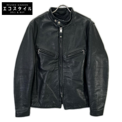 SCHOTT 肖特 25AW 7578 黑色 新裸牛皮 单排机车夹克 夹克