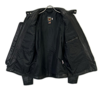 SCHOTT 肖特 25AW 7578 黑色 新裸牛皮 单排机车夹克 夹克