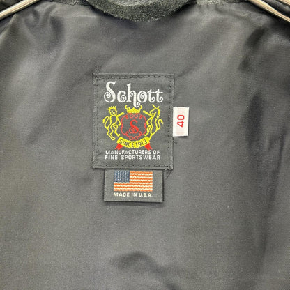 SCHOTT 肖特 25AW 7578 黑色 新裸牛皮 单排机车夹克 夹克