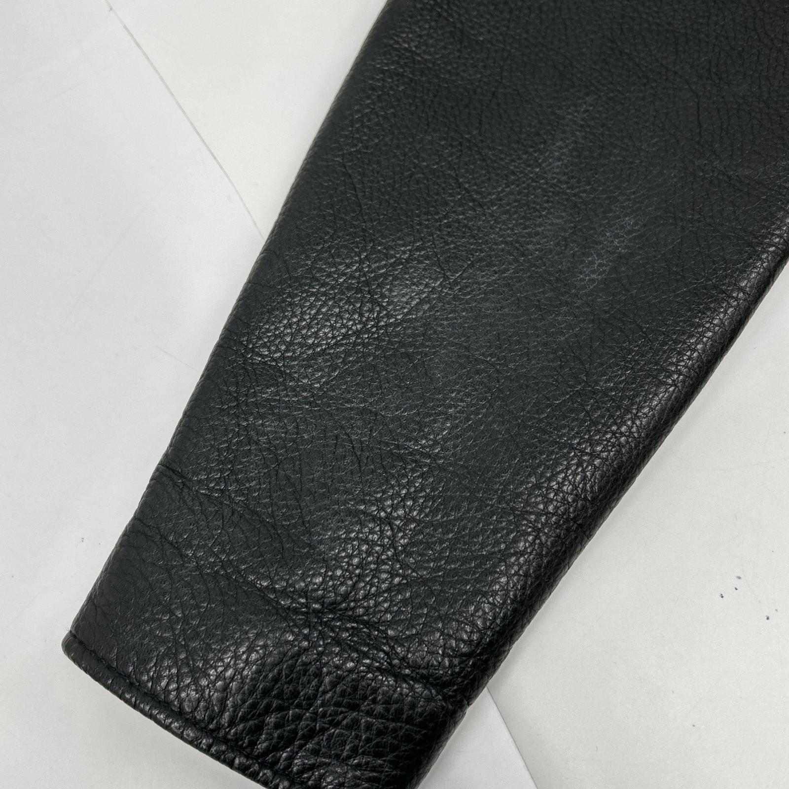 SCHOTT 肖特 25AW 7578 黑色 新裸牛皮 单排机车夹克 夹克
