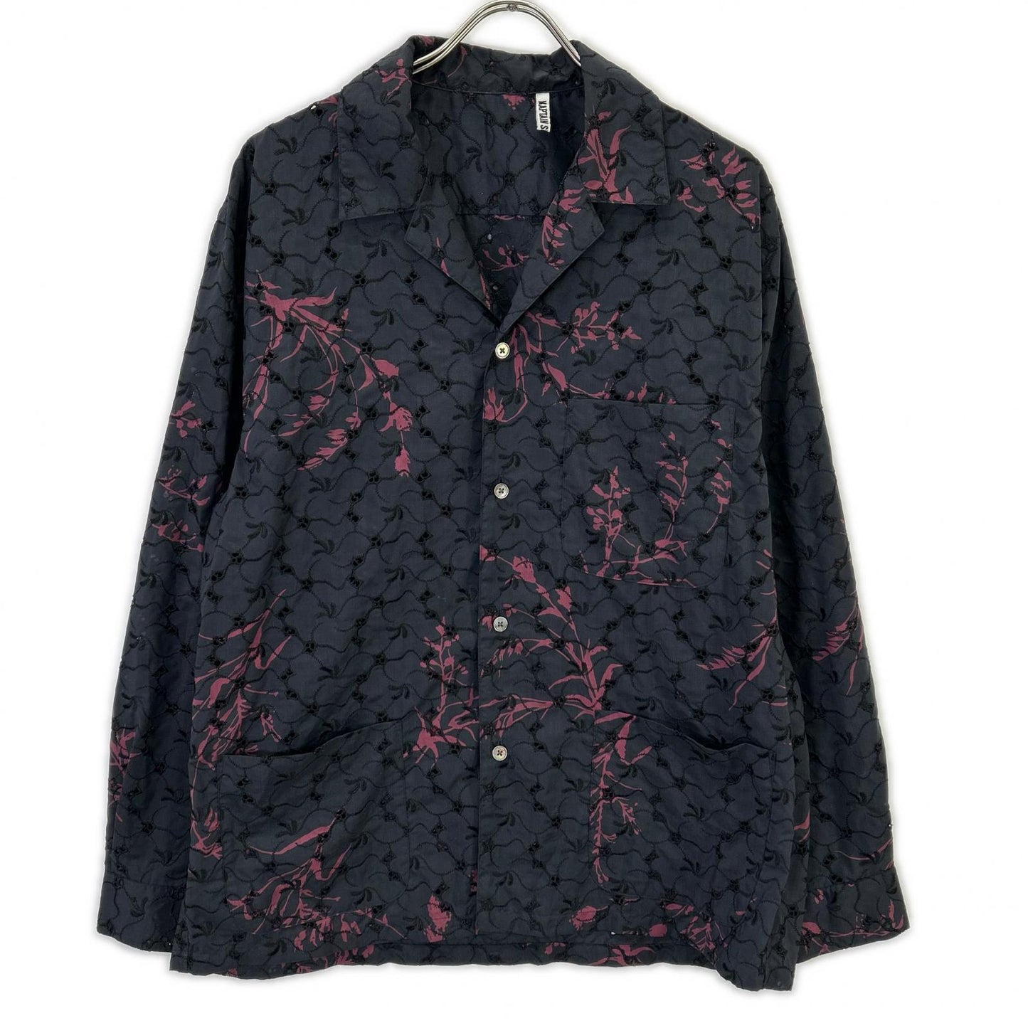 KAPTAIN SUNSHINE キャプテンサンシャイン 【×UNITED ARROWS】25SS KSUA25SSH01 海军蓝×紫色 开领 衬衫 夹克 上衣