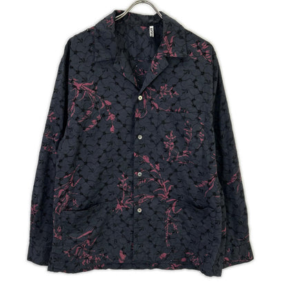 KAPTAIN SUNSHINE キャプテンサンシャイン 【×UNITED ARROWS】25SS KSUA25SSH01 海军蓝×紫色 开领 衬衫 夹克 上衣