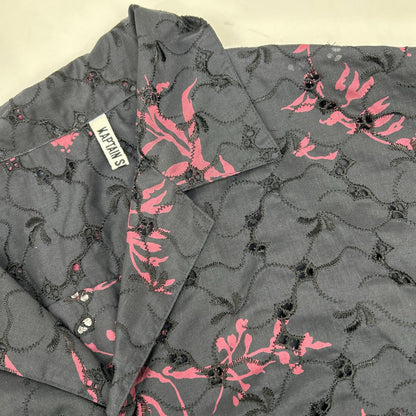 KAPTAIN SUNSHINE キャプテンサンシャイン 【×UNITED ARROWS】25SS KSUA25SSH01 海军蓝×紫色 开领 衬衫 夹克 上衣