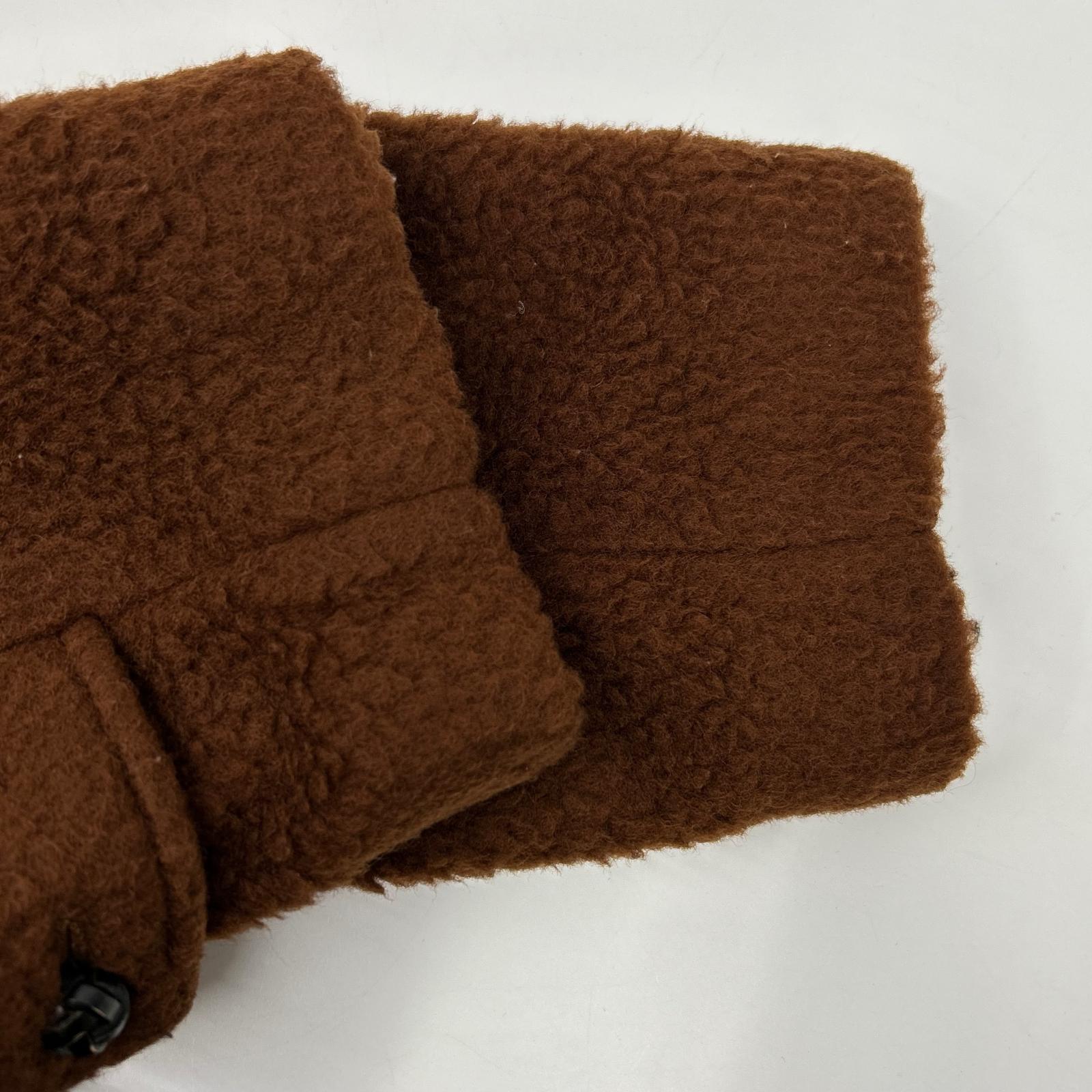 Mp Massimo Piombo マッシモピオンボ ブラウン ウール100 クルミボタン CAPPATTO DOUGLAS ボア コート コート