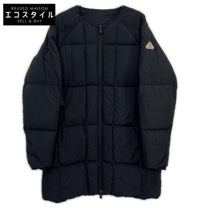 HMQ044 ﾌﾞﾗｯｸ NEIL ﾉｰｶﾗｰﾀﾞｳﾝｺｰﾄ コート L メンズ