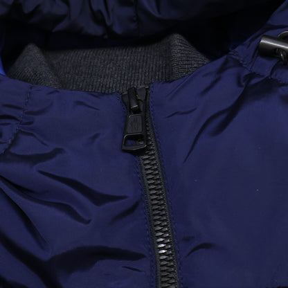 MONCLER モンクレール JULIO チェック ウールｘナイロン切替 フーディダウンジャケット ジャケット