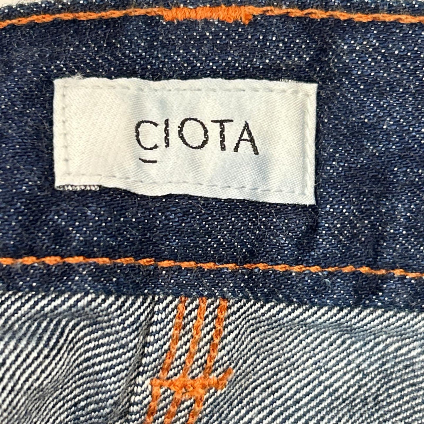 CIOTA シオタ PTLM-14PA ﾈｲﾋﾞｰ ﾜﾝｳｫｯｼｭ ﾃﾞﾆﾑﾍﾟｲﾝﾀｰﾊﾟﾝﾂ ボトムス 2