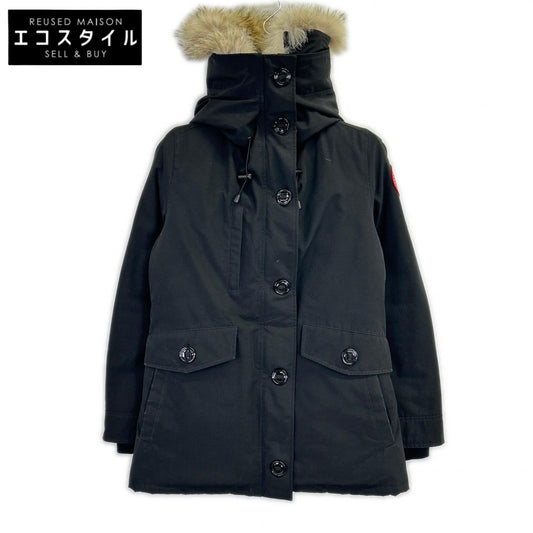 CANADA GOOSE カナダグース 2300JL ブラック CHARLOTTE PARKA シャーロットパーカ ファー付きダウンジャケット コート