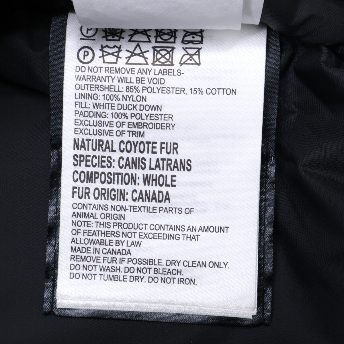 CANADA GOOSE Canada Goose [Domestic Regular (Co., Ltd.) Sazaby League] 2580LA ROSSCLAIR PARKA Rossclair Parka Fur Down Coat FUSION M/M