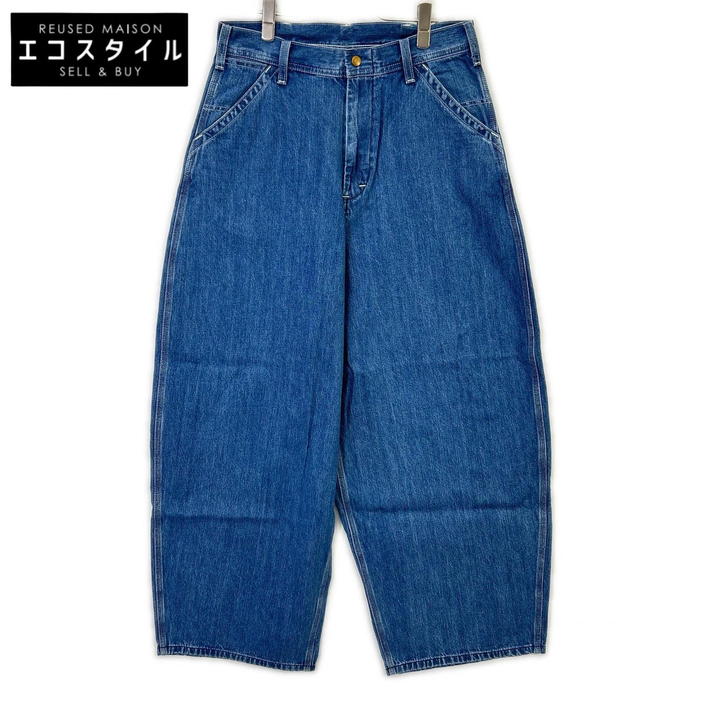 Lee [×AYA KANEKO] 24SS Light Blue Wide Silhouette Denim Pants Bottoms M