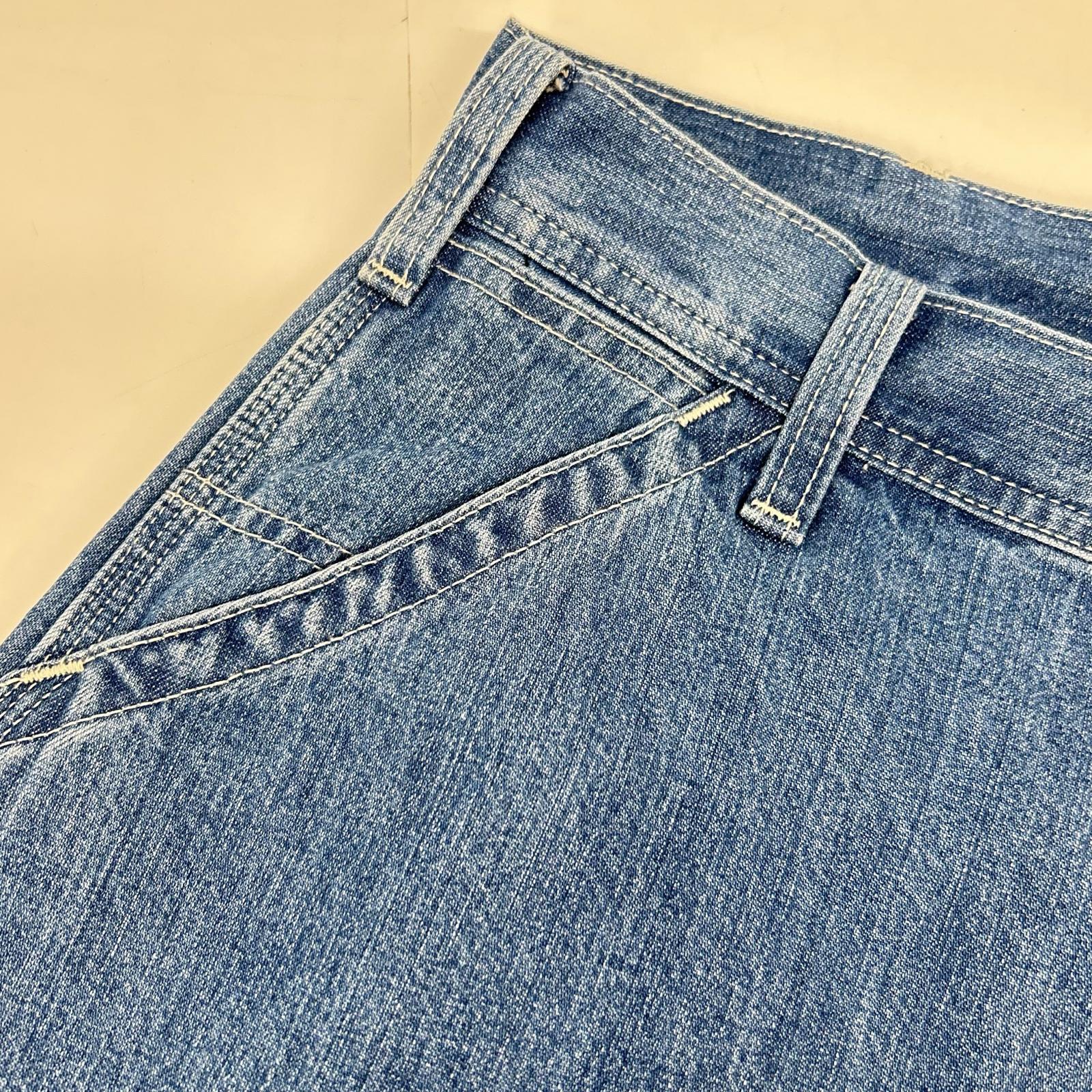 Lee [×AYA KANEKO] 24SS Light Blue Wide Silhouette Denim Pants Bottoms M