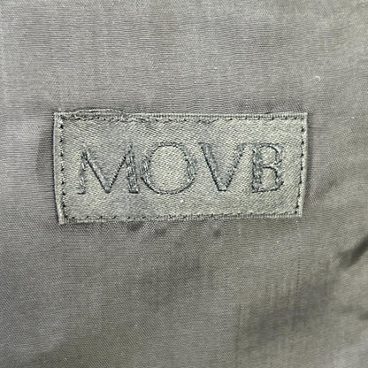 MOVB JK-021PR Navy Double-Breasted 6B Travel Jacket / PT-020PR Black Slim Tapered Travel Slacks Set-Up Suit