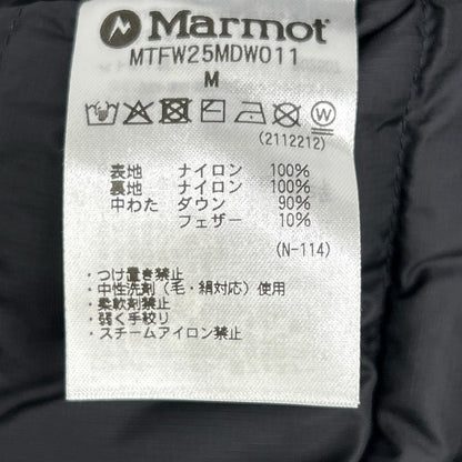 Marmot 土拨鼠 MTFW25MDW011 黑色 750蓬松度羽绒服 夹克 M