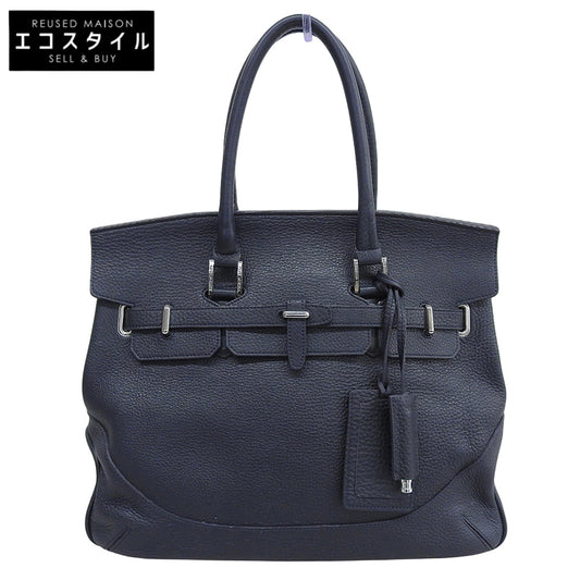PELLE MORBIDA Maiden Voyage Flap Boston Bag - Men's Navy MB026A Boston Bag