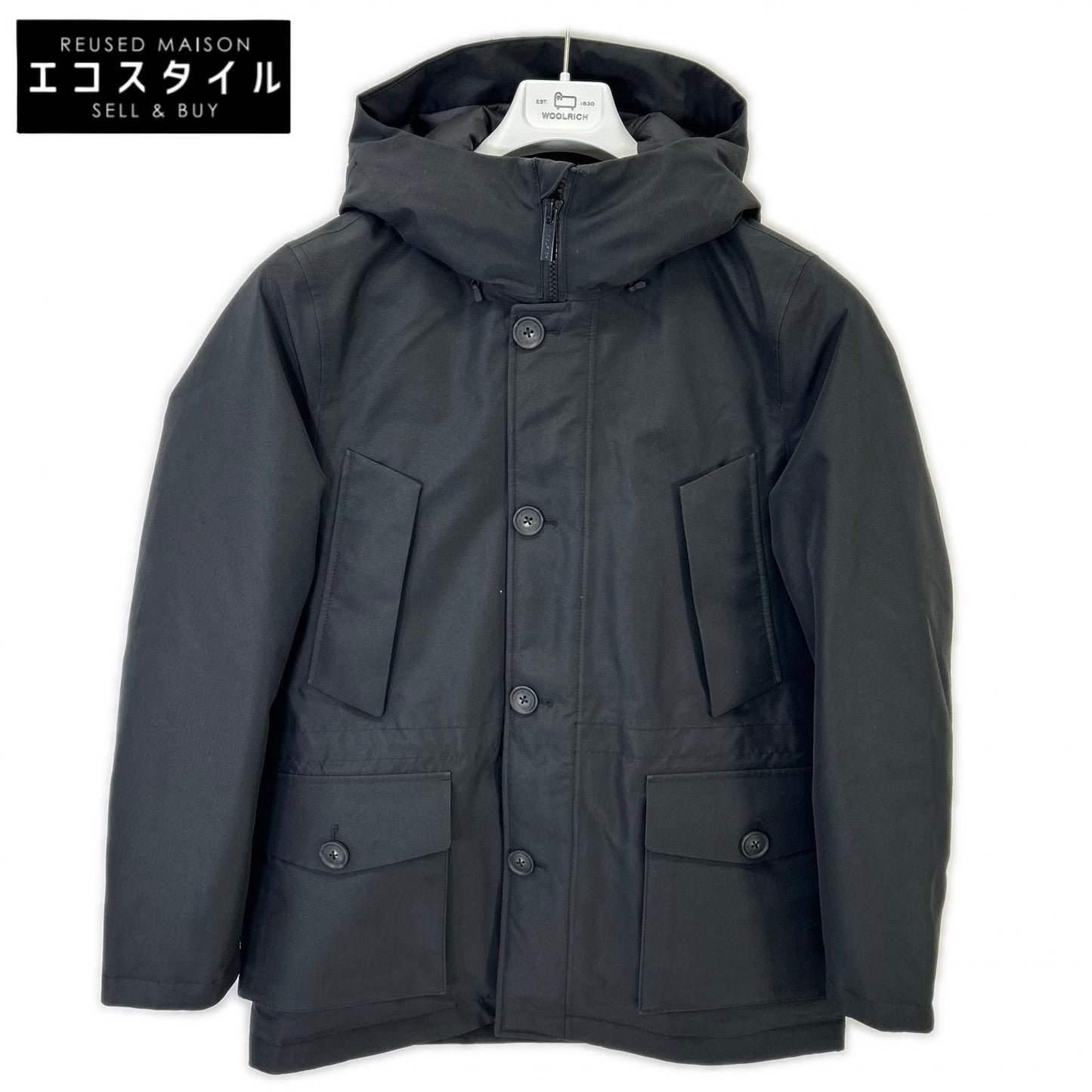 WOOLRICH 羊毛富豪 CFWOOU0474MRU 黑色 GORE-TEX 登山派克大衣 夹克