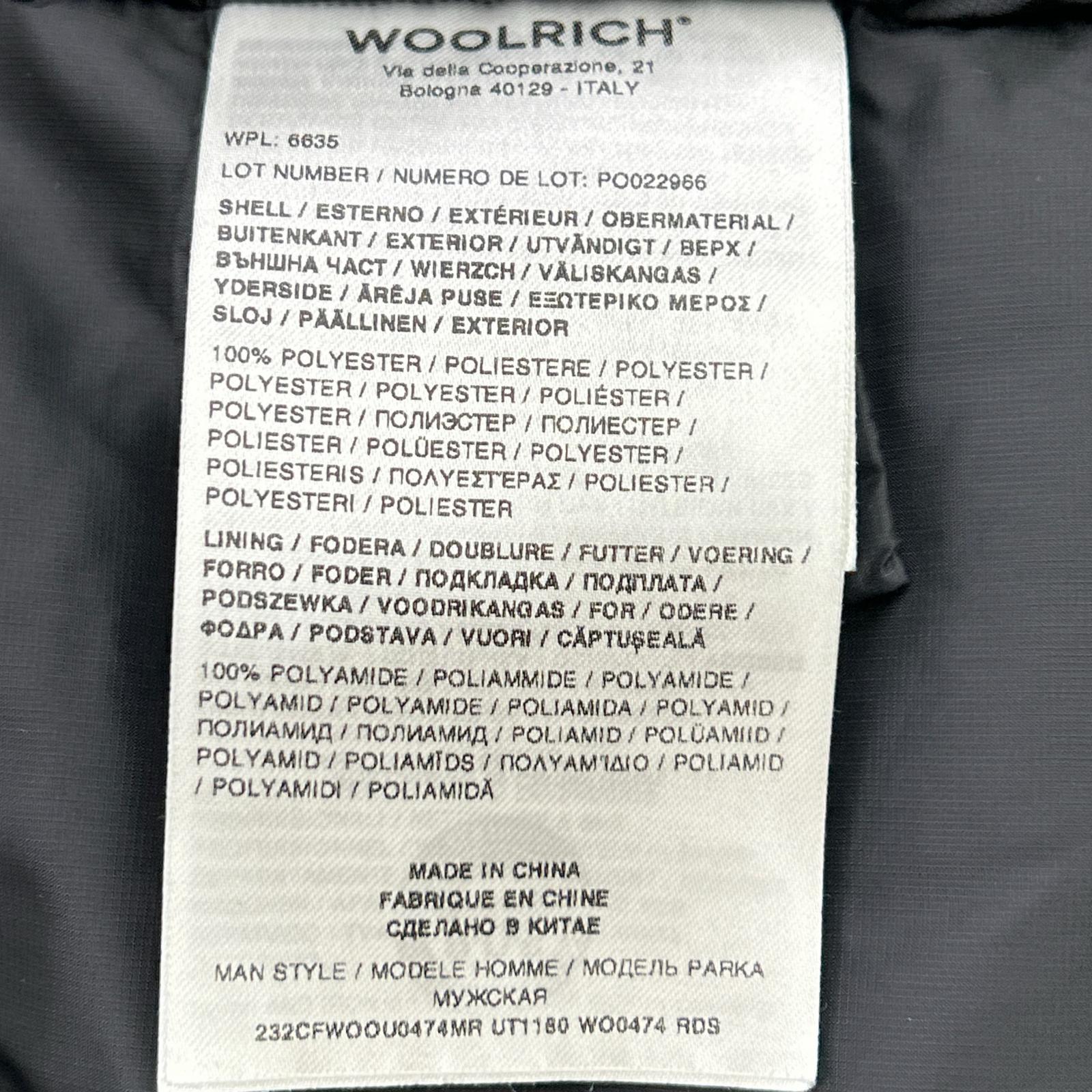 WOOLRICH 羊毛富豪 CFWOOU0474MRU 黑色 GORE-TEX 登山派克大衣 夹克