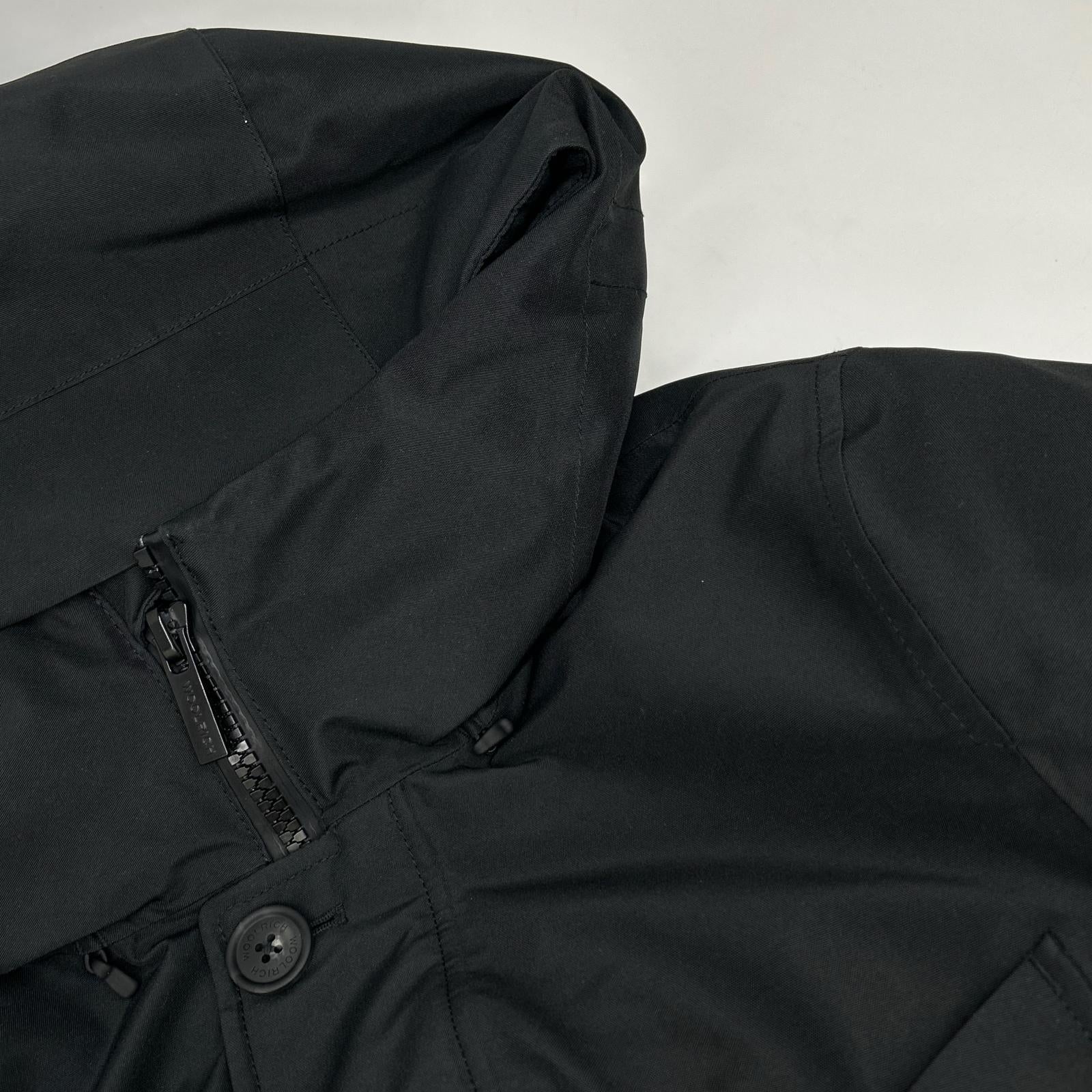 WOOLRICH 羊毛富豪 CFWOOU0474MRU 黑色 GORE-TEX 登山派克大衣 夹克