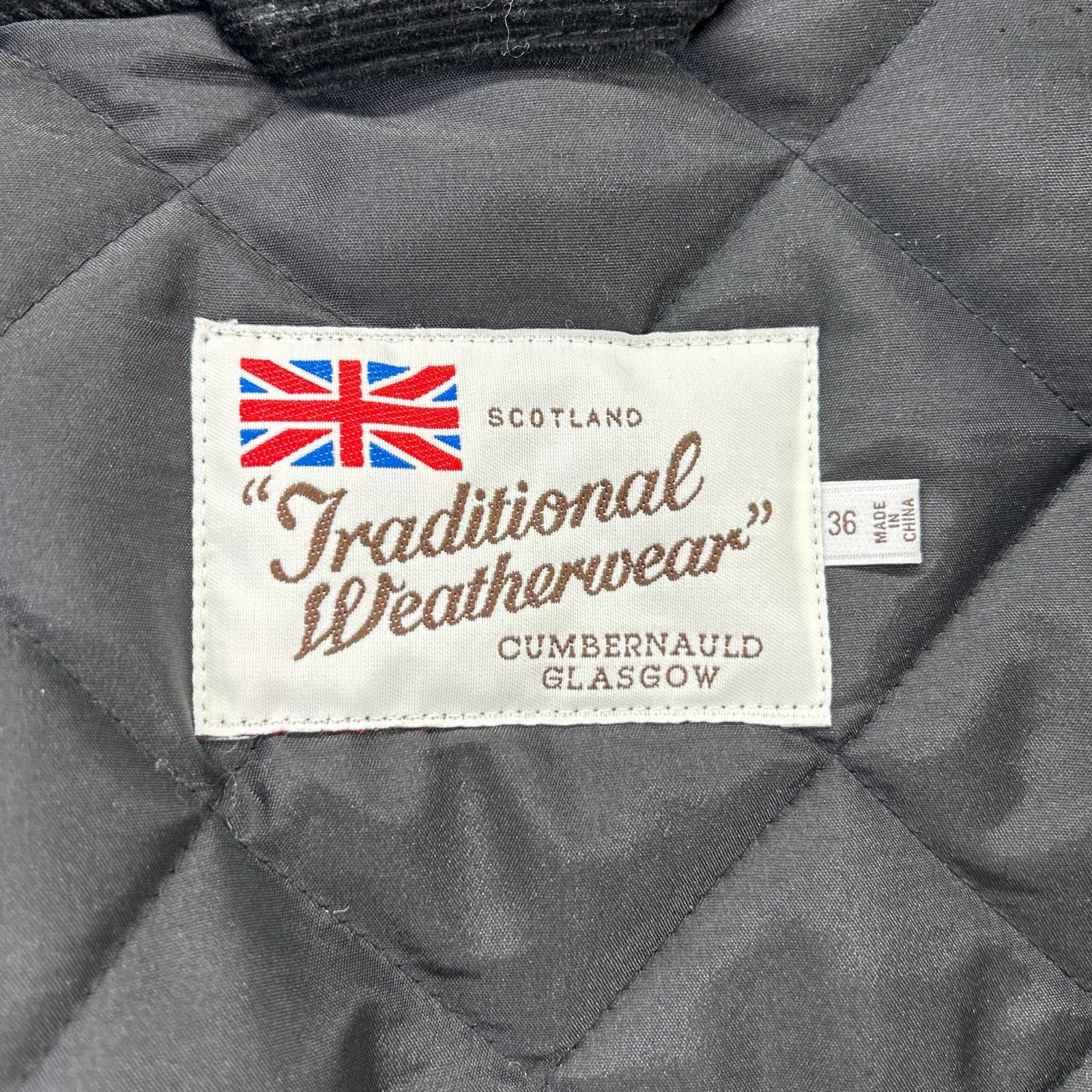 TRADITIONAL WEATHERWEAR トラディショナルウェザーウェア 24AW ﾌﾞﾗｯｸ G242APQCO0327AA WAVERLY ｷﾙﾃｨﾝｸﾞｼﾞｬｹｯﾄ ジャケット 36