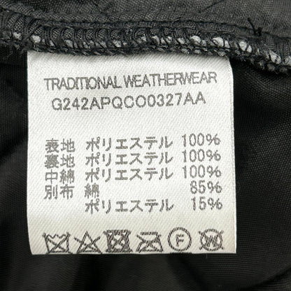 TRADITIONAL WEATHERWEAR トラディショナルウェザーウェア 24AW ﾌﾞﾗｯｸ G242APQCO0327AA WAVERLY ｷﾙﾃｨﾝｸﾞｼﾞｬｹｯﾄ ジャケット 36