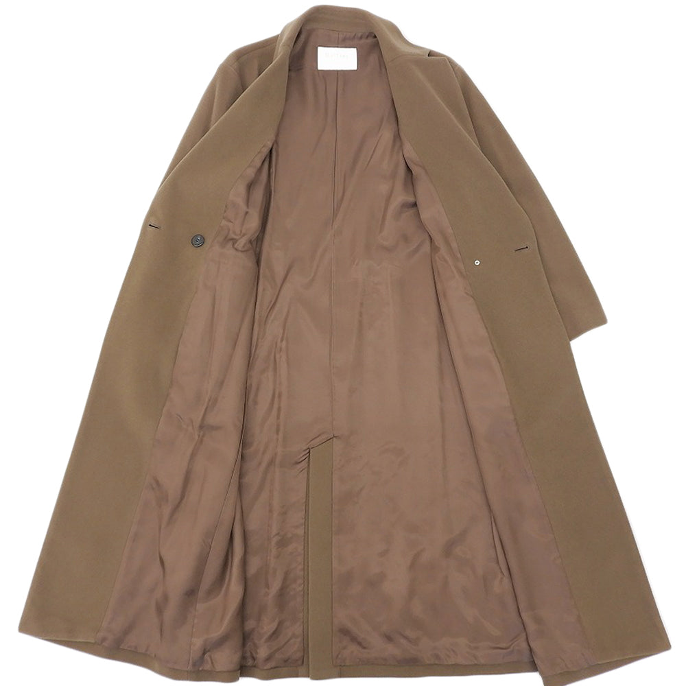 Wool x Cashmere Chester Coat for Women Brown 36 Coat 36 Women