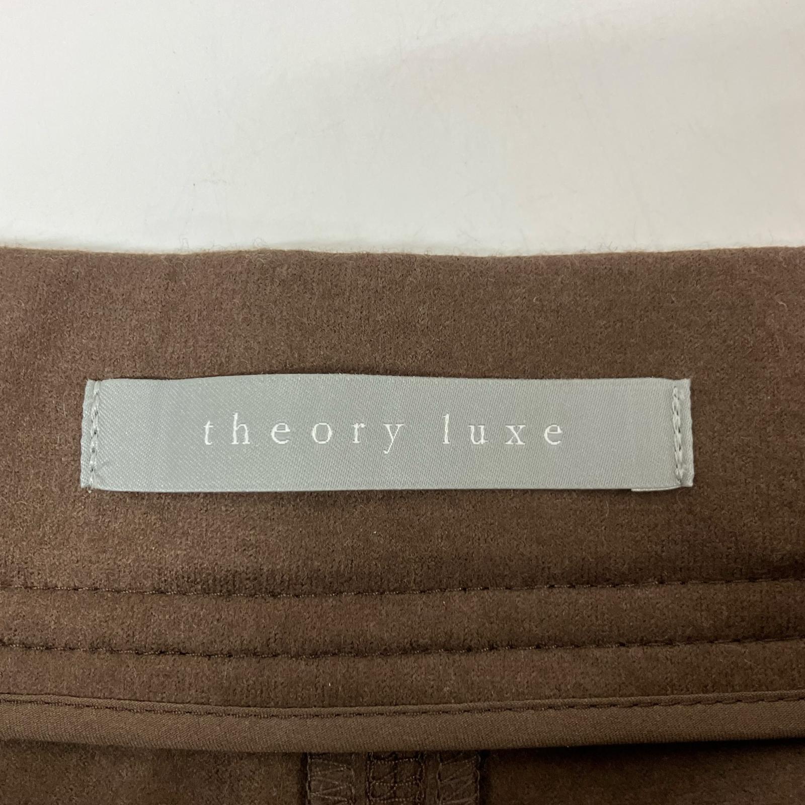 theory luxe Theory Luxe 25年款 棕色 Libra Hanie 半身裙 裙子 38