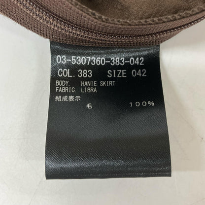 theory luxe Theory Luxe 25年款 棕色 Libra Hanie 半身裙 裙子 38