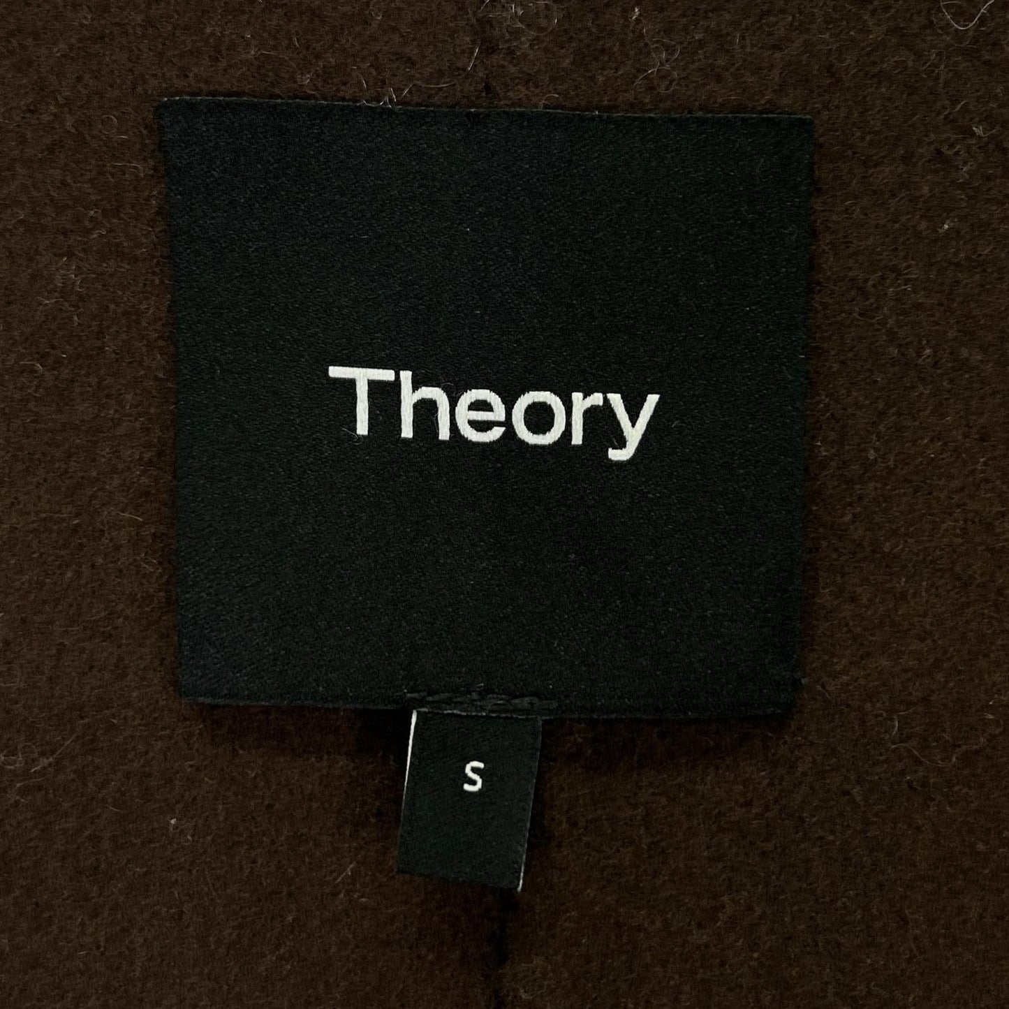 Theory 西理 01-4409609 24年款 棕色 羊毛羊绒大衣 大衣