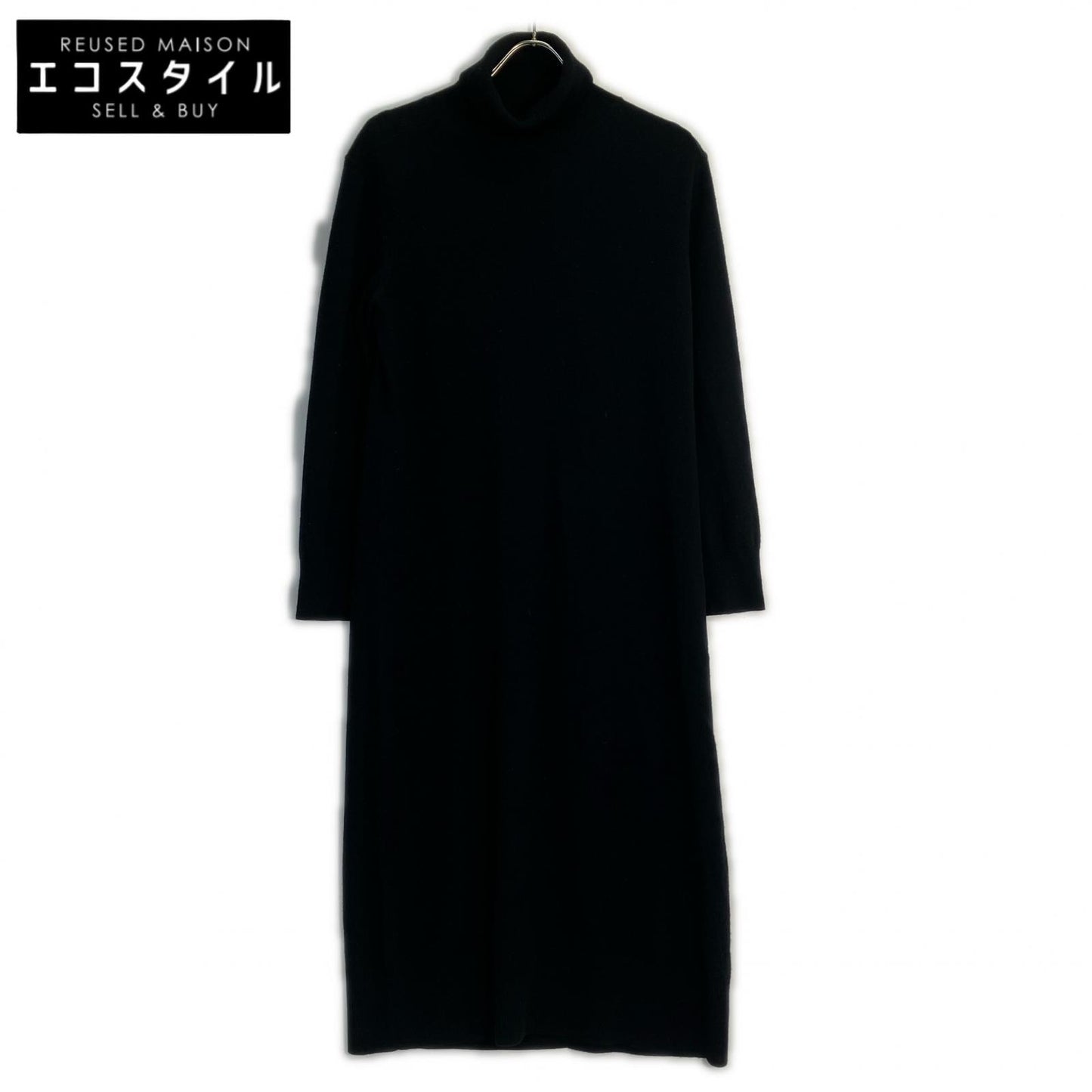 Theory Black Wool x Cashmere Knit Dress S