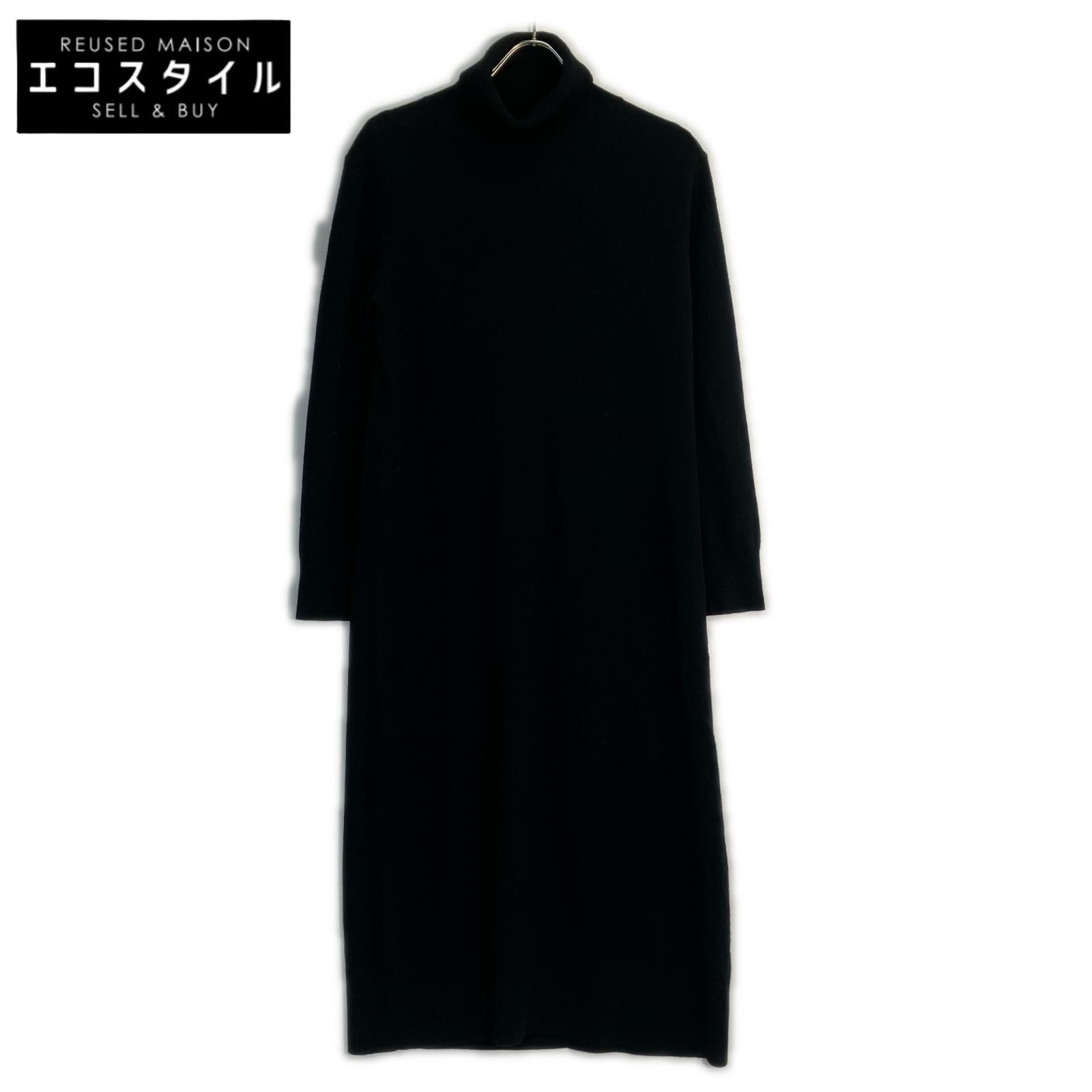 Theory Black Wool x Cashmere Knit Dress S