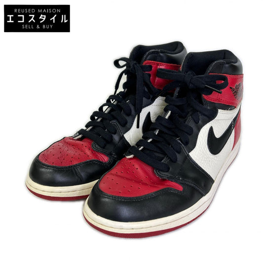 NIKE ナイキ 555088-610 Air Jordan 1 Retro High OG Bred Toe ハイカット スニーカー シューズ