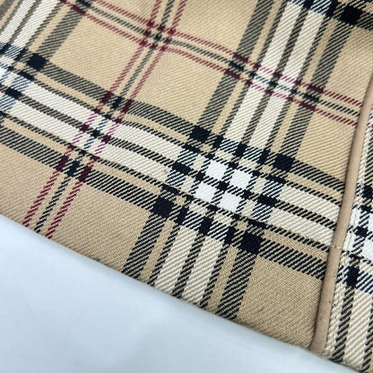 AMERI アメリ 01920740550 ﾍﾞｰｼﾞｭ PASS CODE CHECK COAT ﾁｪｯｸﾛﾝｸﾞｺｰﾄ コート S