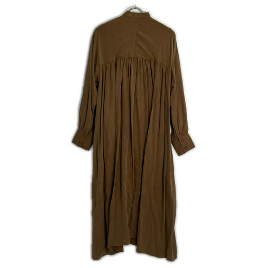 RELDI RELDI REL195-001 Brown Belt Neck Dress F