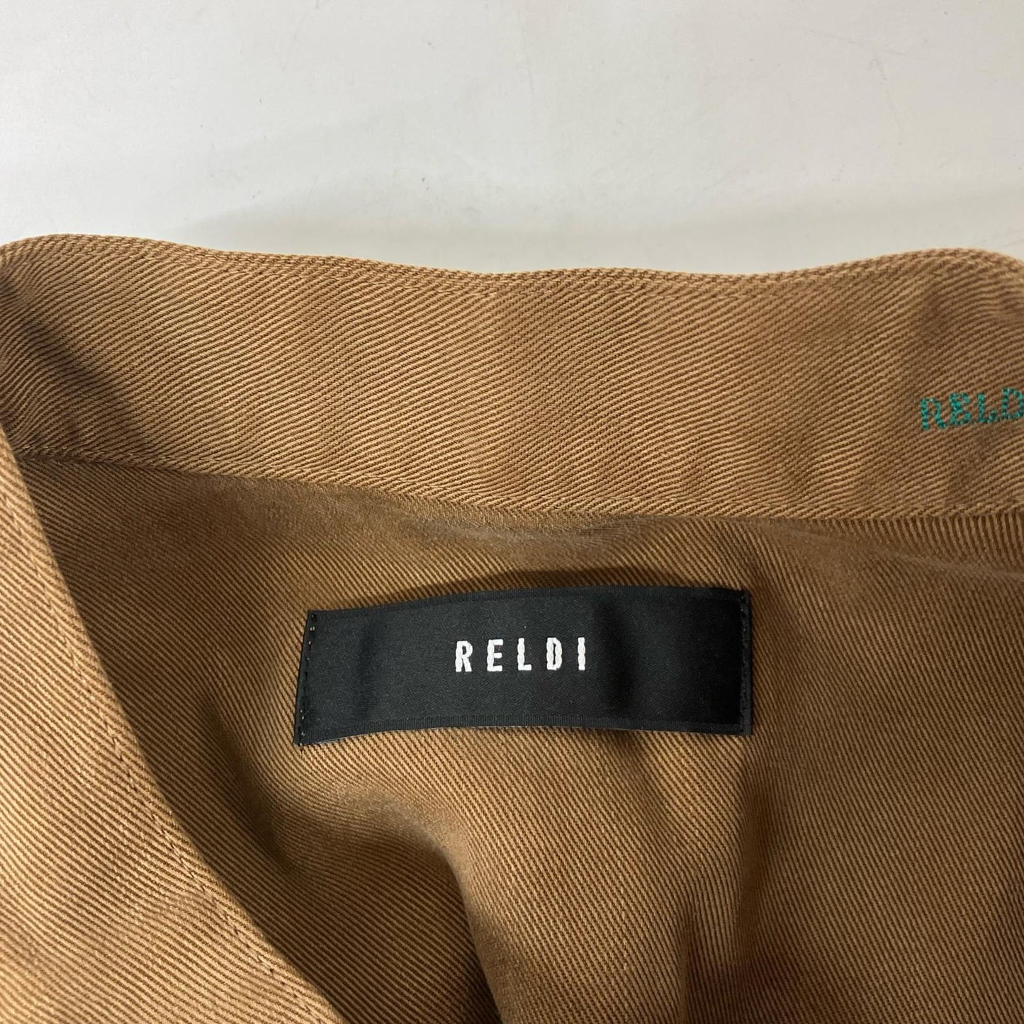 RELDI RELDI REL195-001 棕色 腰带领连衣裙 连衣裙 F