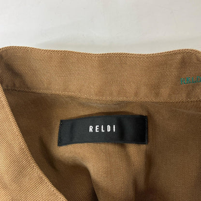 RELDI RELDI REL195-001 棕色 腰带领连衣裙 连衣裙 F
