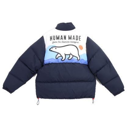 HUMAN MADE 人类制造 羽绒服 小熊 羽绒夹克 L码