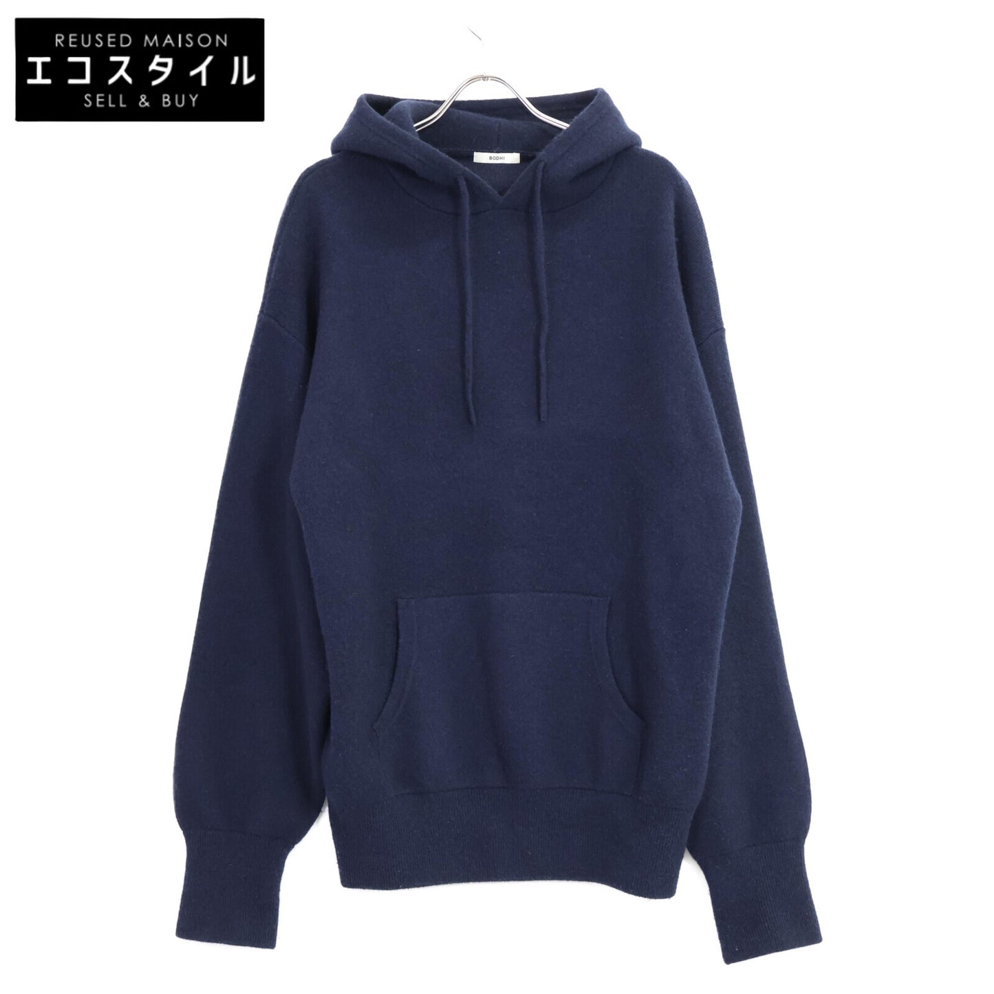 BODHI BD11010 100% Cashmere Pullover Knit Hoodie Top