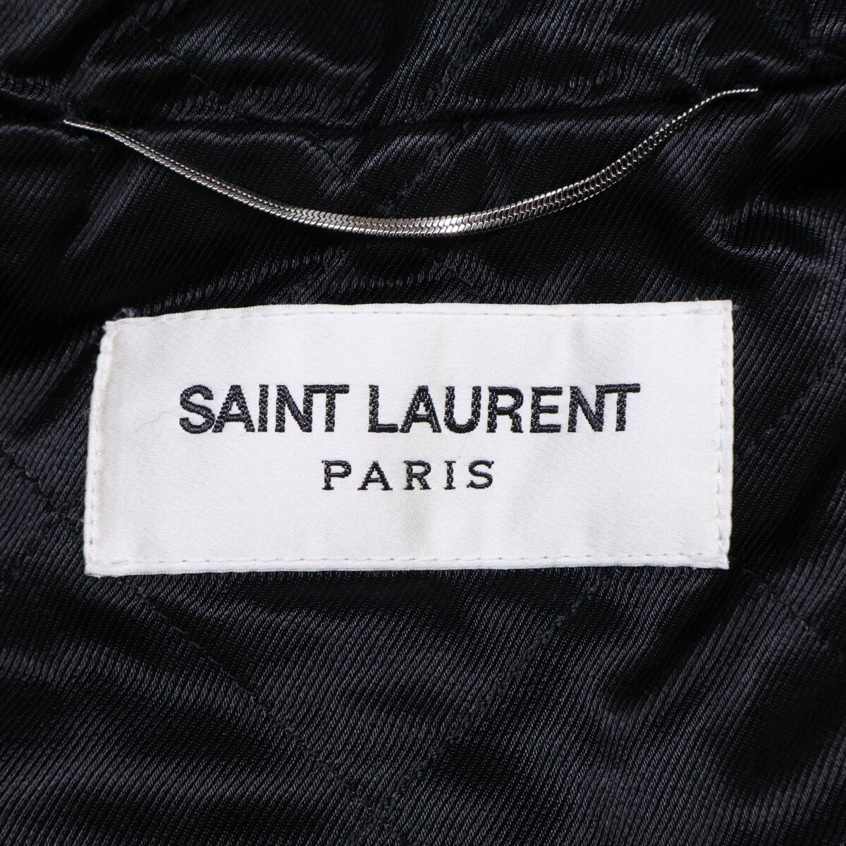 SAINT LAURENT PARIS サンローランパリ 国内正規 531195 Y715T モヘアxウール ラクーンファー ファートリミング フーデッドジップブルゾン ジャケット