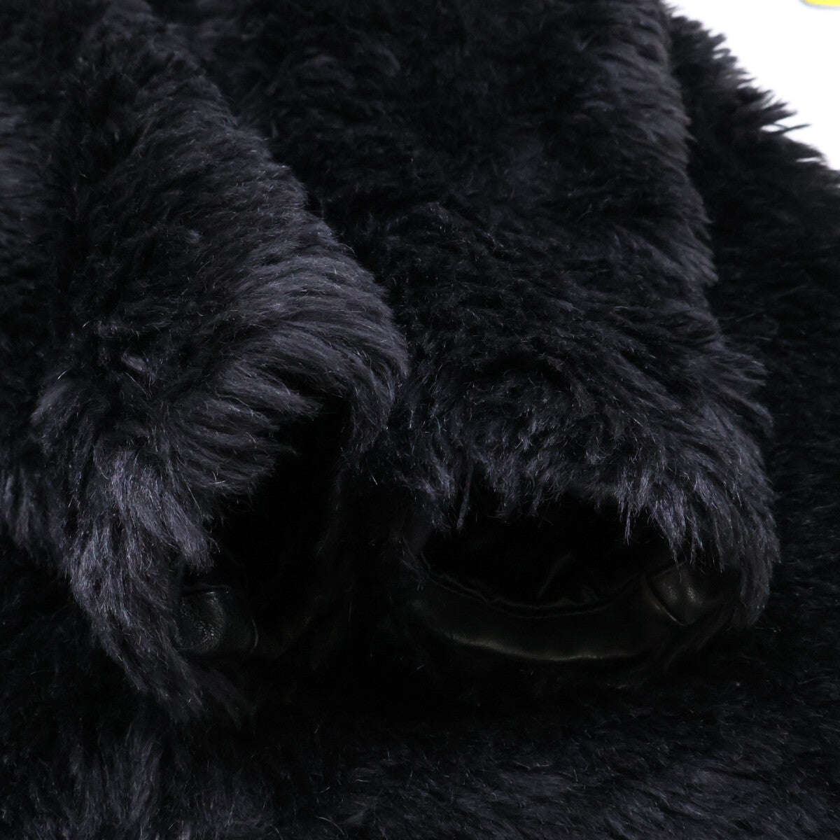 SAINT LAURENT PARIS サンローランパリ 国内正規 531195 Y715T モヘアxウール ラクーンファー ファートリミング フーデッドジップブルゾン ジャケット