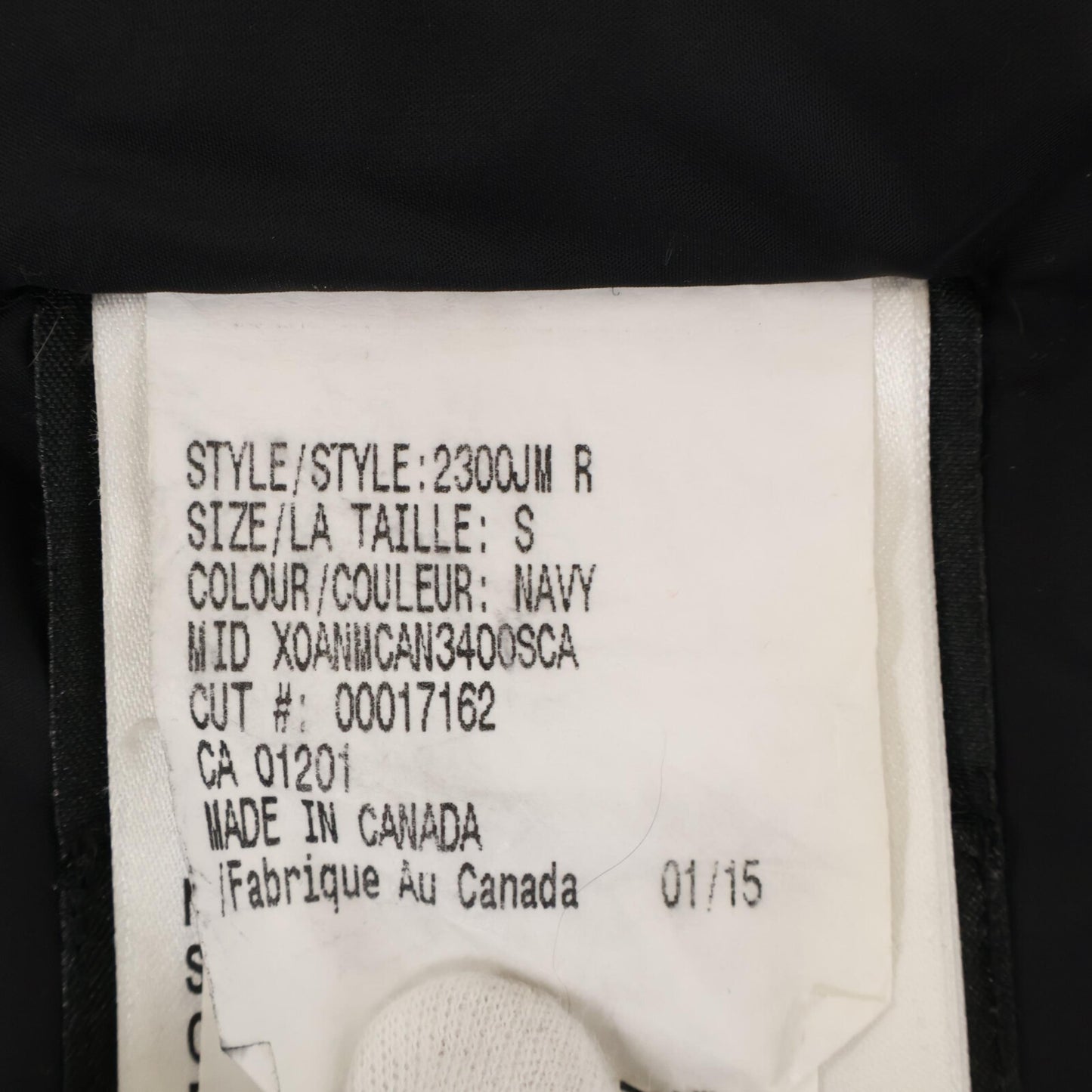 CANADA GOOSE 2300JM BROOKFIELD PARKA Fur Hooded Down Jacket Jacket S/P