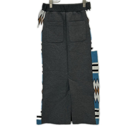 DOUBLE STANDARD CLOTHING ダブルスタンダードクロージング 0202-031-234 グレー ジャガードニットドッキングペンシルスカート スカート