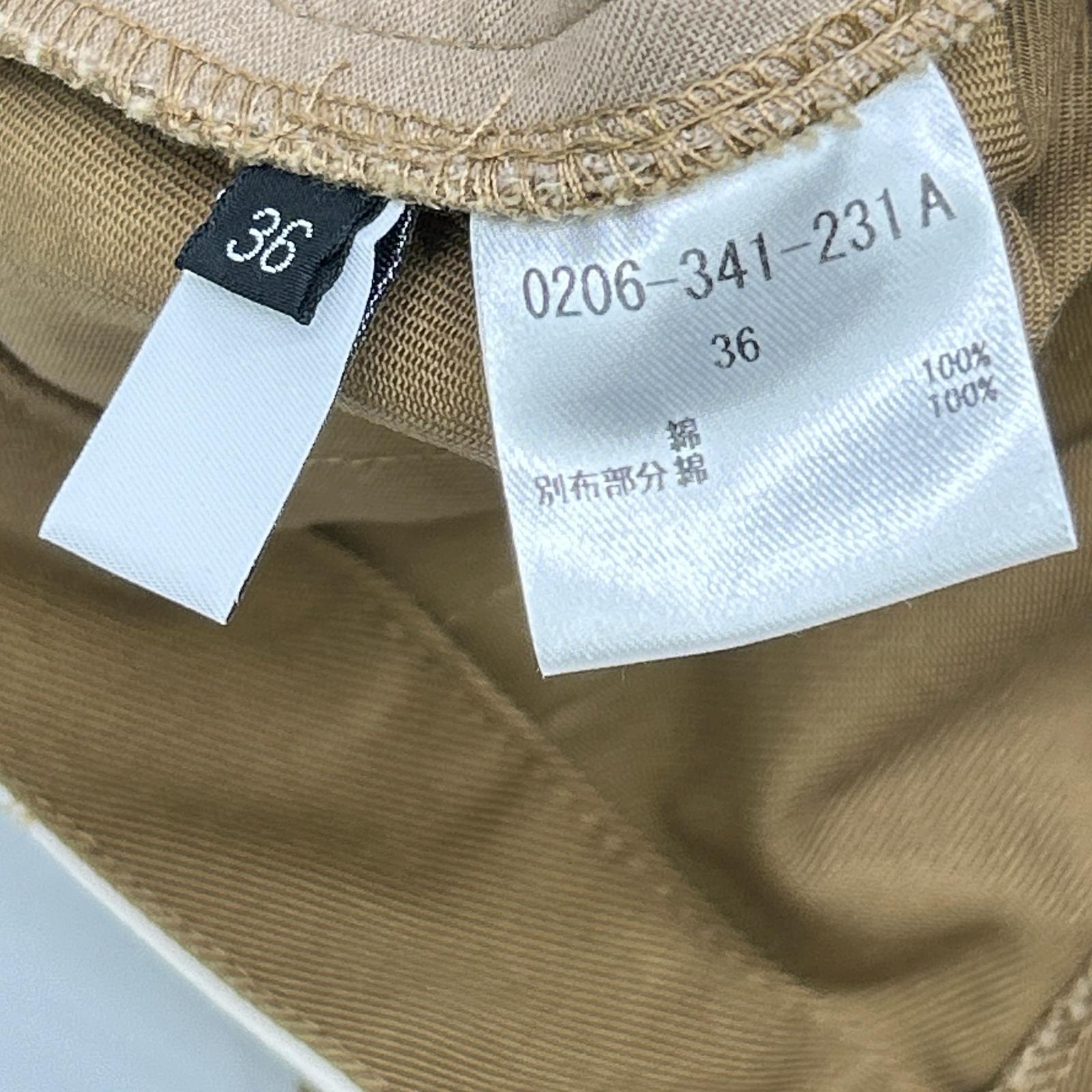 DOUBLE STANDARD CLOTHING ダブルスタンダードクロージング 0206-341-231 ブラウン ローライズパンツ ボトムス