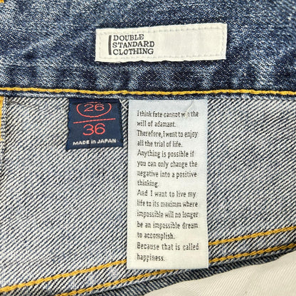 DOUBLE STANDARD CLOTHING DOUBLE STANDARD CLOTHING 0206-060-233 蓝色 星星阔腿牛仔裤 下装