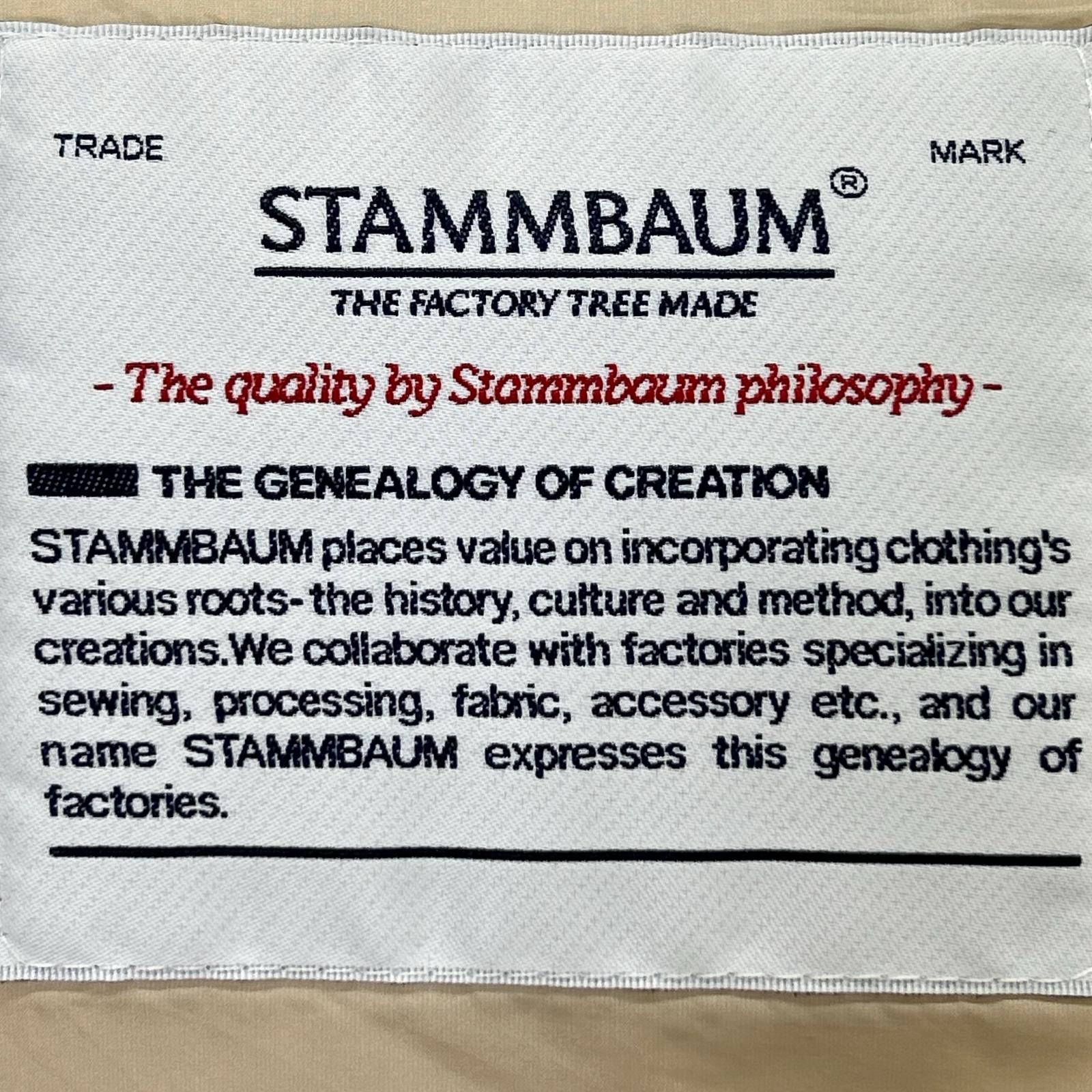 STAMMBAUM シュタンバウム BASE-DWV01-LAP アイボリー ナイロン OLMETEX/オルメテックス ダウンベスト ベスト