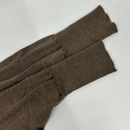 Deuxieme Classe Deu-zi-e-mu-ku-ra-su L'Appartement 联名款 25年产 米灰色 羊毛 WISH DOLMAN ASYMMETRY PULL OVER/针织套头衫 上衣