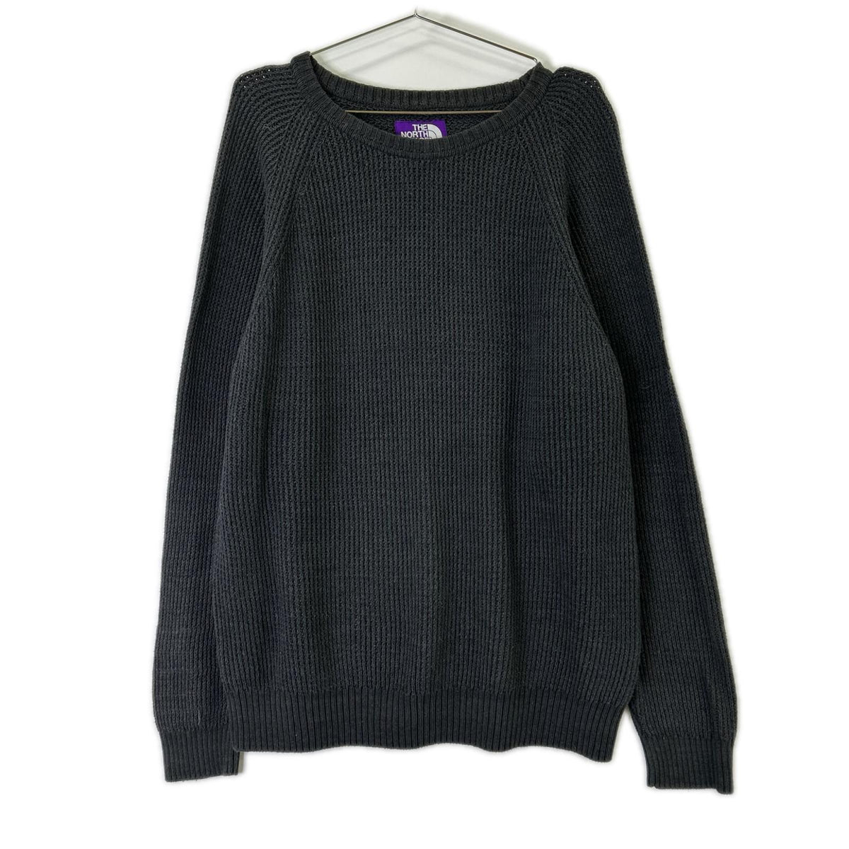 THE NORTH FACE PURPLE LABEL ザ ノースフェイス パープルレーベル NT6904N グレー クルーネック セーター トップス