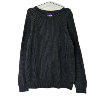 THE NORTH FACE PURPLE LABEL ザ ノースフェイス パープルレーベル NT6904N グレー クルーネック セーター トップス