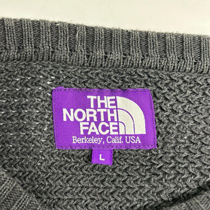 THE NORTH FACE PURPLE LABEL ザ ノースフェイス パープルレーベル NT6904N グレー クルーネック セーター トップス