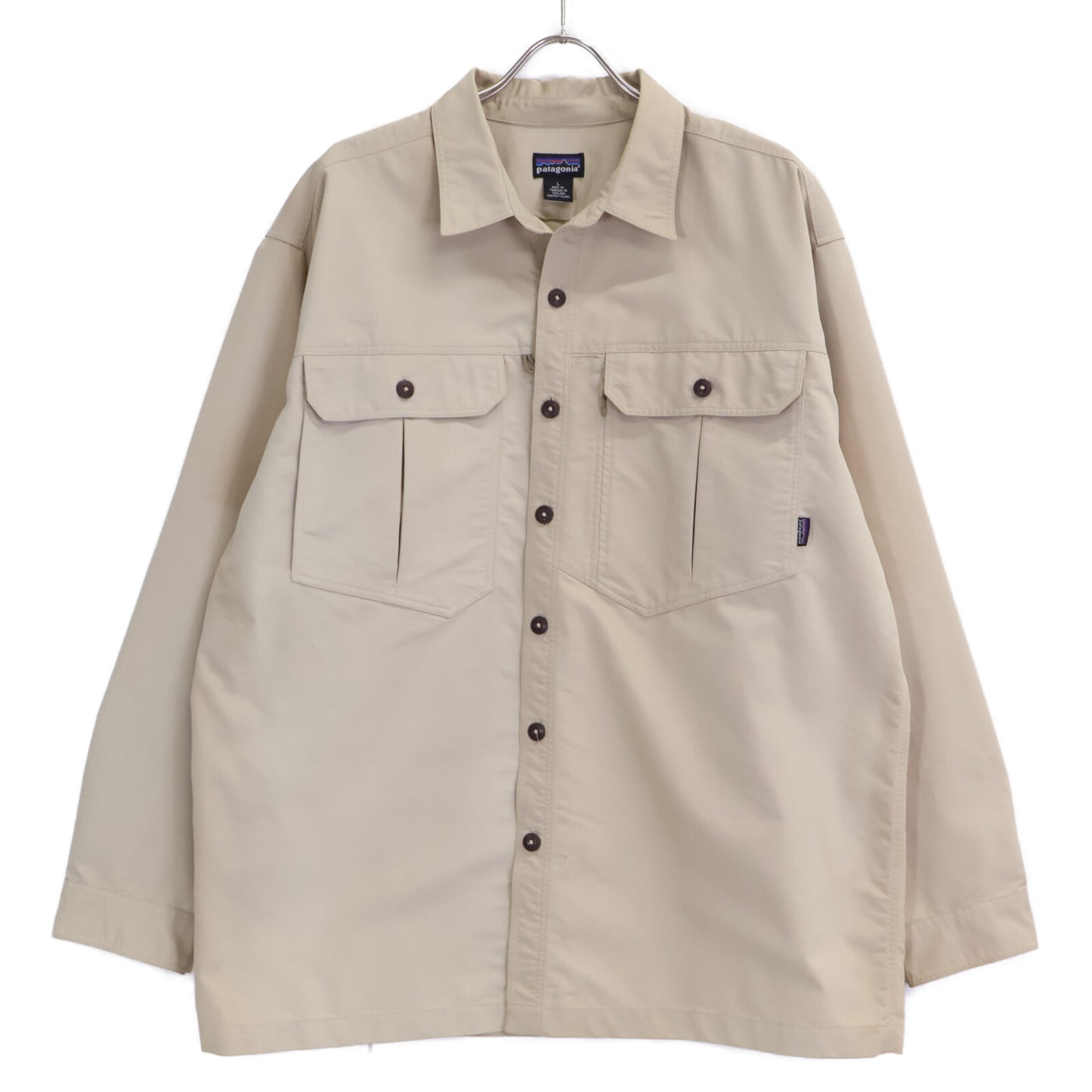 Patagonia パタゴニア 81970 03年製 タイ製 ベージュ コットン フィールドシャツ トップス