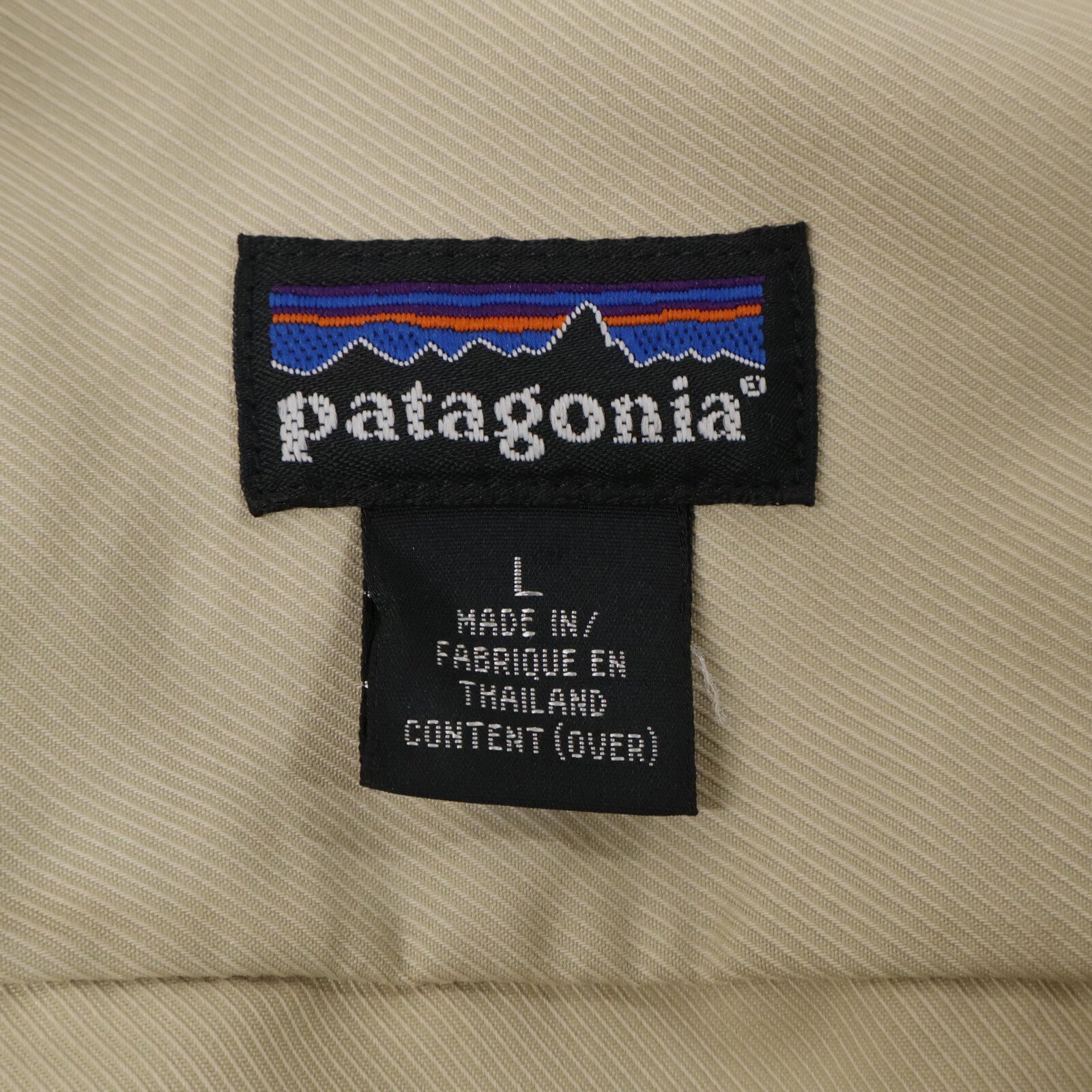 Patagonia パタゴニア 81970 03年製 タイ製 ベージュ コットン フィールドシャツ トップス